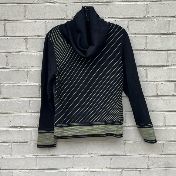 EUC Vintage Sculpture Silk Size M Cowel Neck Sweater - Picture 5 of 10